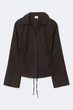 Linen blend shirt