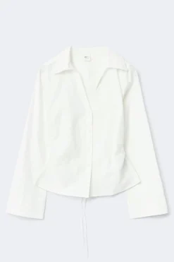 Linen blend shirt