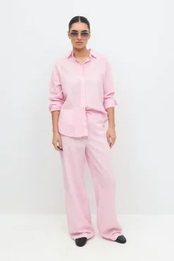linen blend trousers