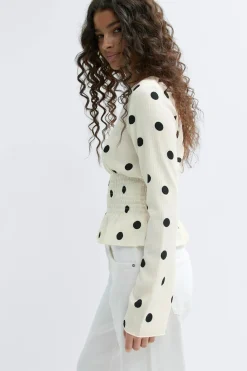 Long sleeve smock top