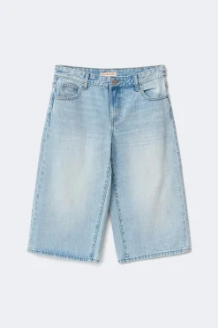 Loose n' luxe denim shorts