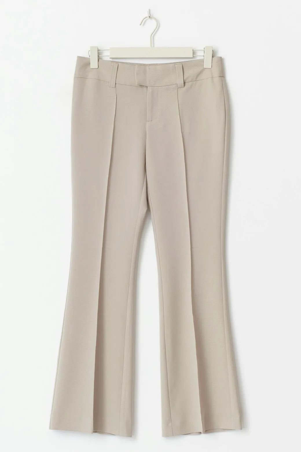 Low waist bootcut trousers