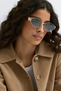 Metal frame sunglasses