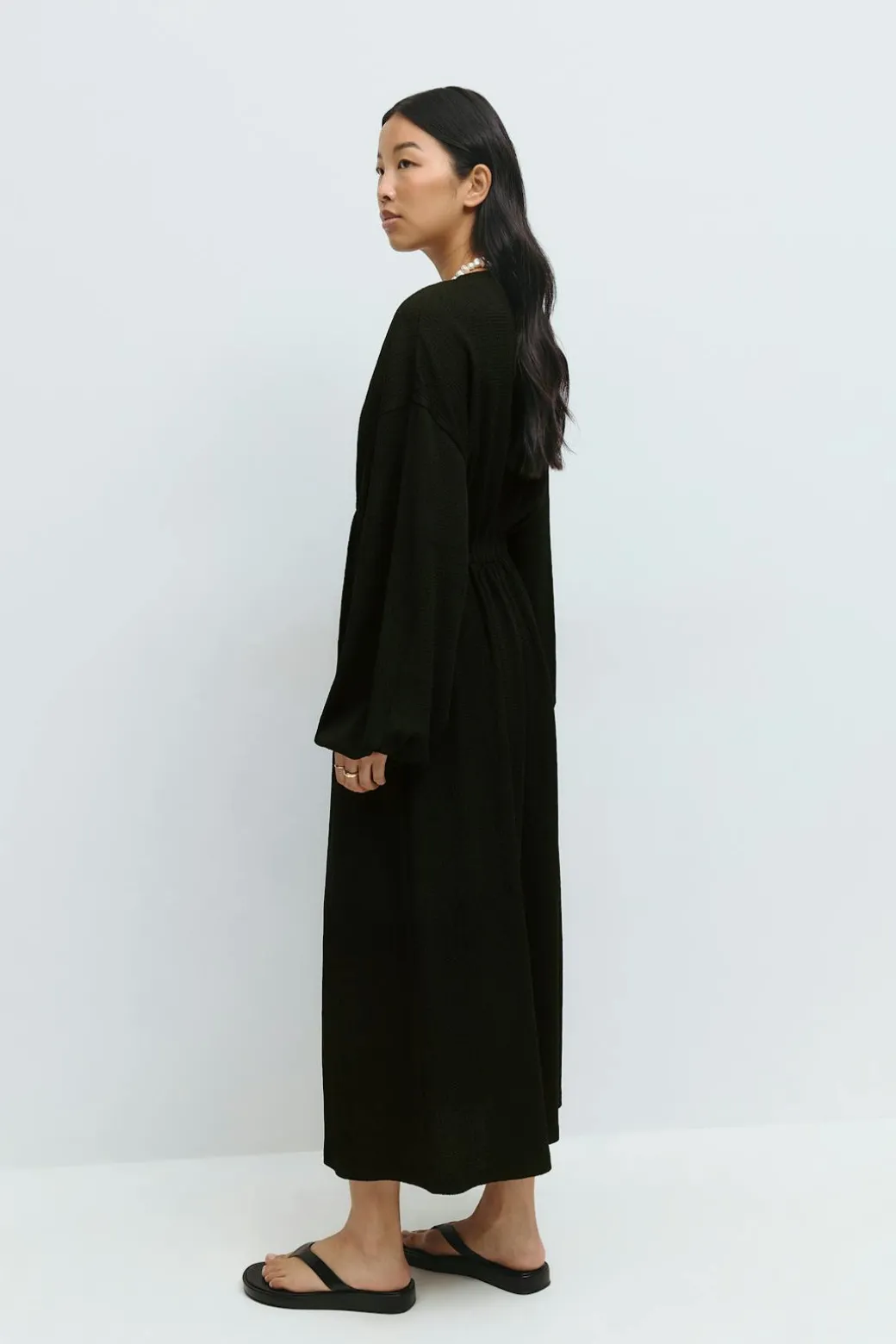 Midi wrap dress