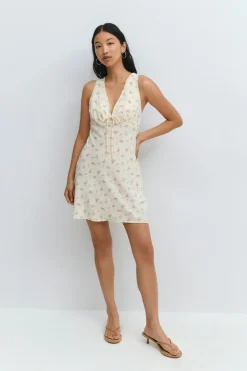Mini slip dress