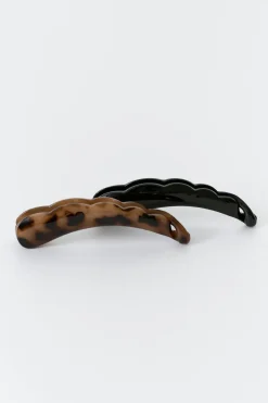 2-pack banana hair clip
