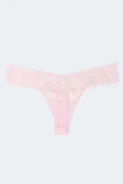 3-pack lace thong