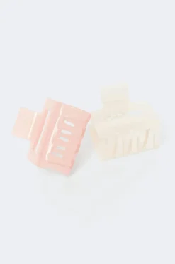 2-pack mini square hair clip