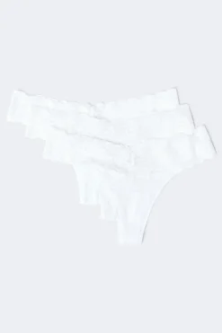 3-pack soft micro thong