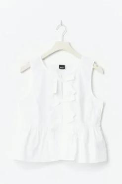 Peplum tie top