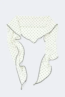 Picot edge hip scarf