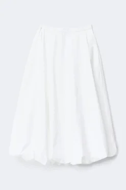 Poplin skirt