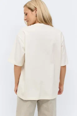 Printed oversized tee