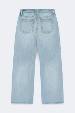 Rebel low wide petite jeans