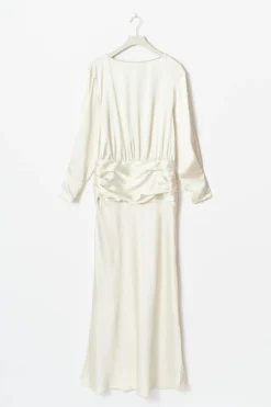 Satin maxi dress