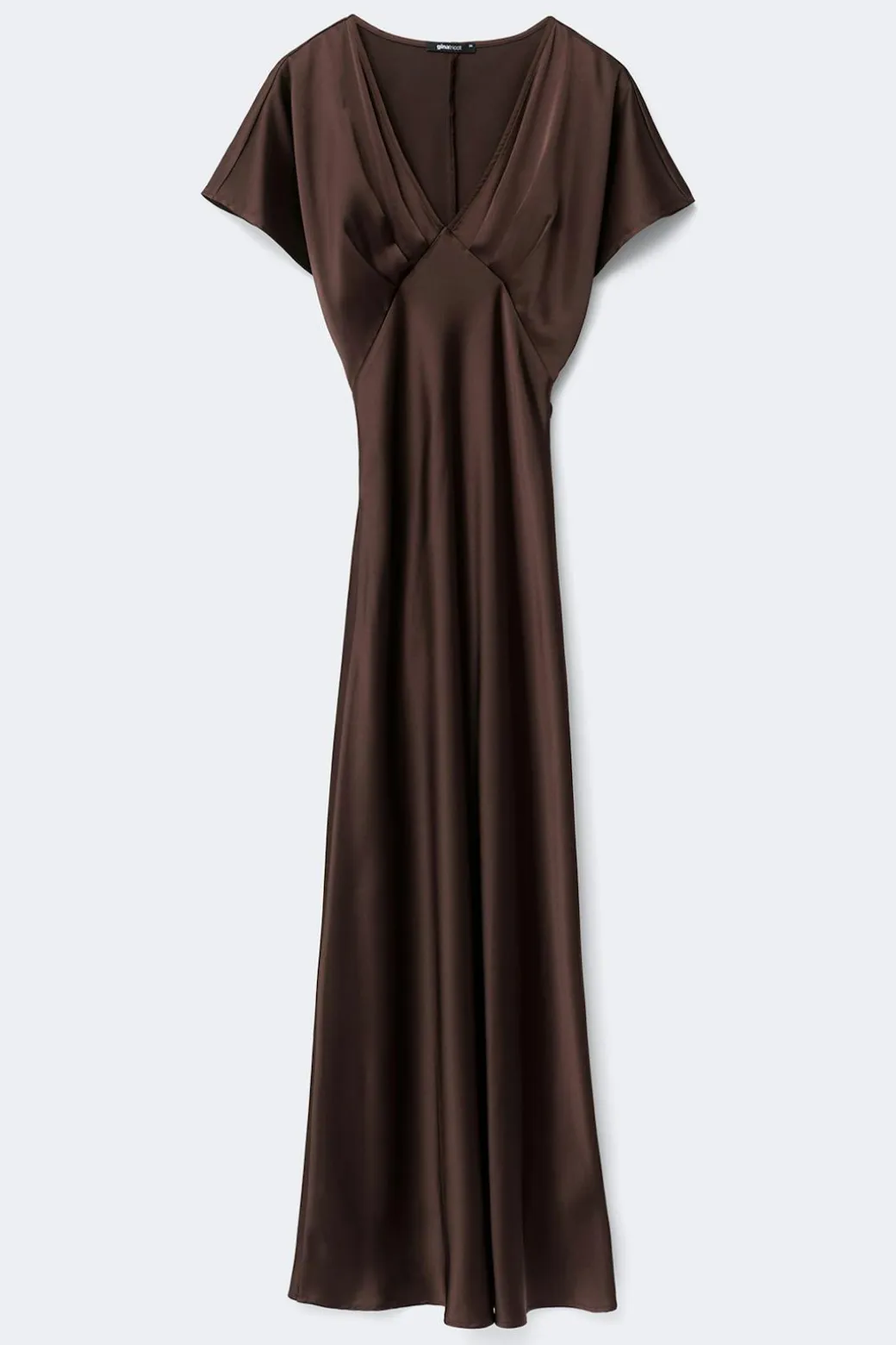 Satin maxi dress