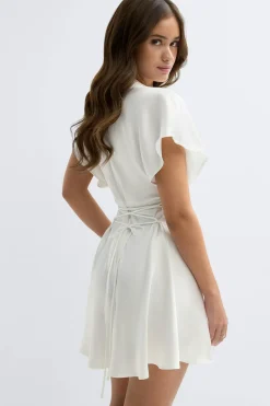 Satin mini dress
