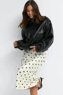 Satin skirt