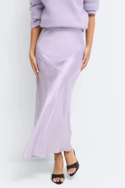 Satin skirt