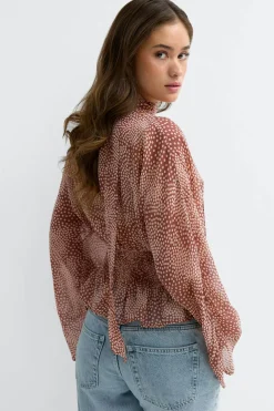 Scarf blouse