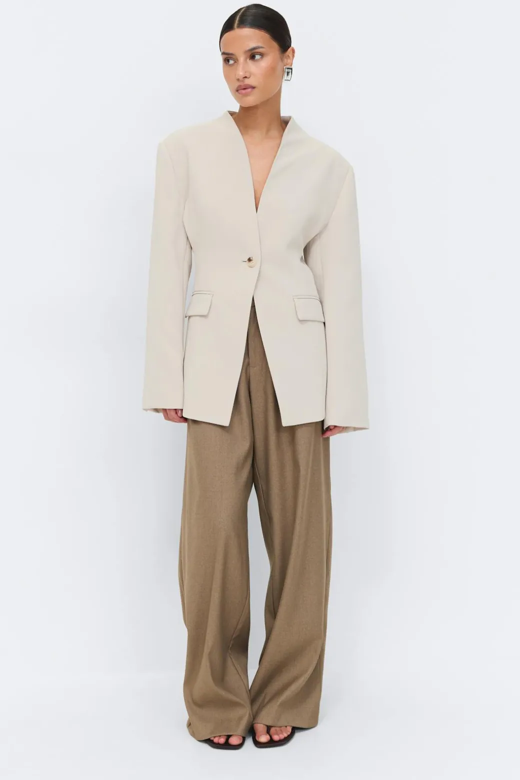 Shaped blazer
