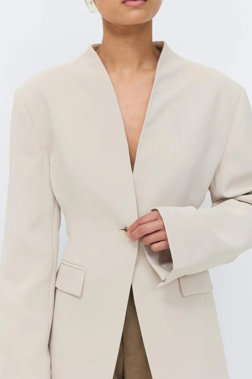 Shaped blazer