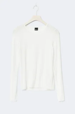 Sheer long sleeve top
