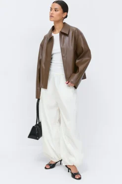 Short pu jacket
