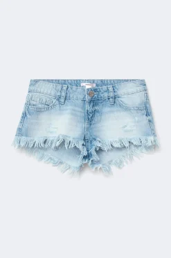 14+ slay low denim shorts