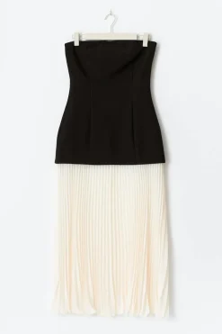 Sleeveless dropped waist dress