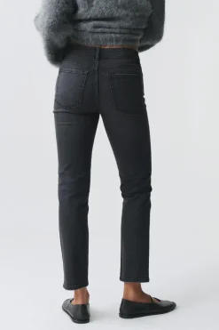 Slim straight jeans