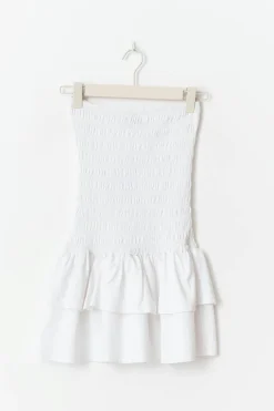 Smock tube dress