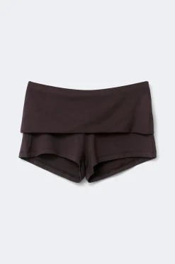 Soft folded loungewear shorts