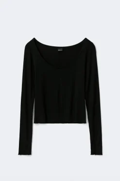 Soft layering yoga top