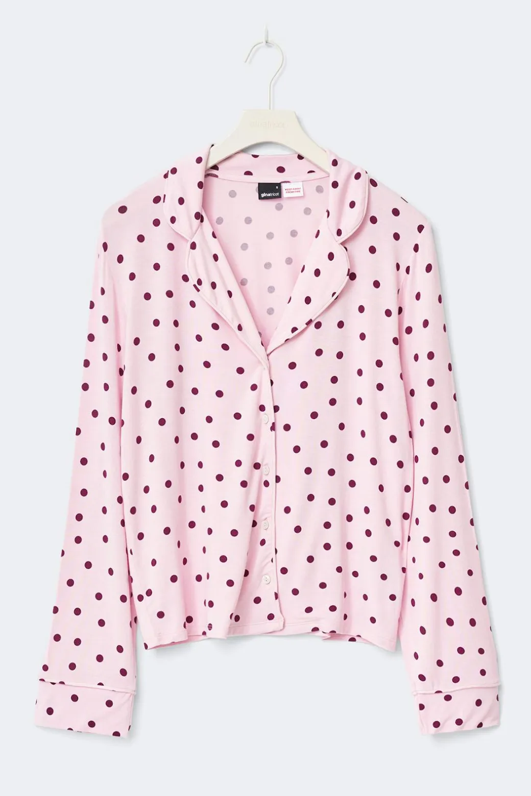 Soft pyjamas shirt