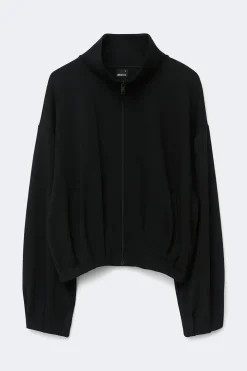Soft sporty zip jacket