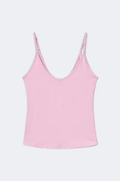 Soft strap yoga singlet
