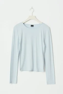 Soft touch crew neck top