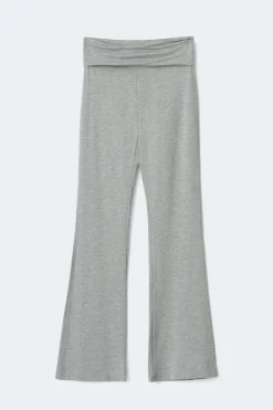Soft touch folded trouser
