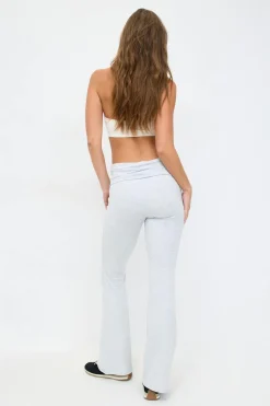 Soft touch folded trouser