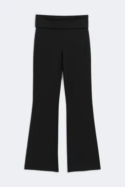 Soft touch folded trouser