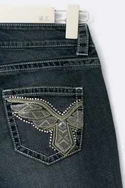 14+ sparkle flare jeans curve