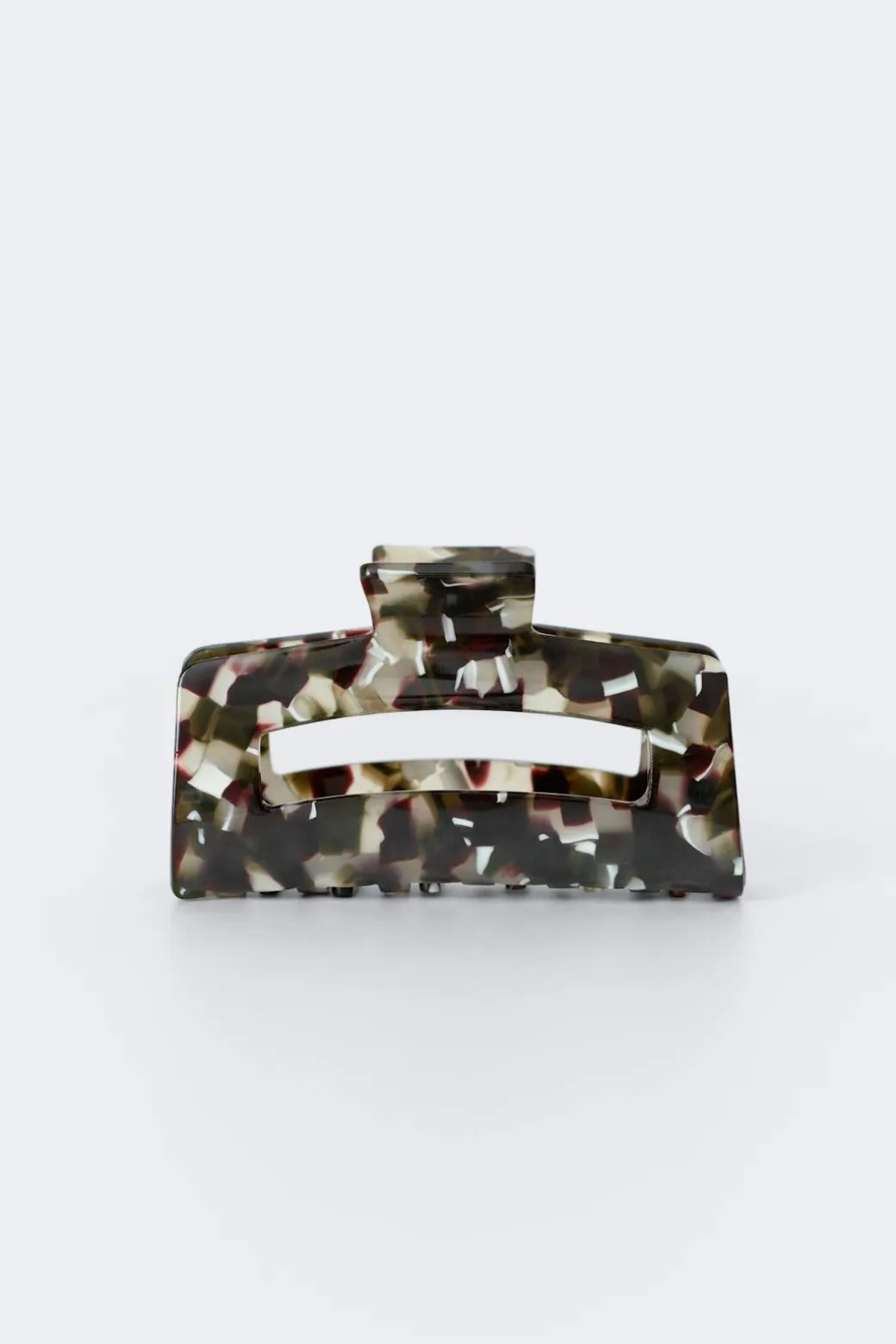 Square hair clip