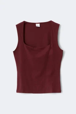 Square neck tank top