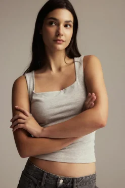 Square neck tank top