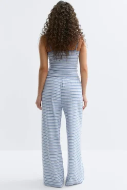 Striped soft trousers