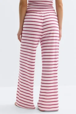Striped soft trousers