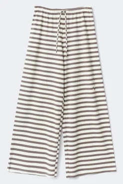 Striped soft trousers