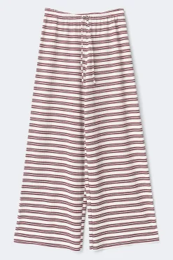 Striped soft trousers