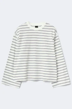 Stripe long sleeve tee